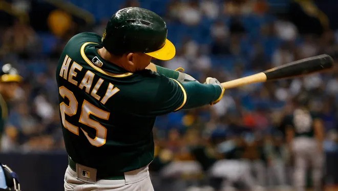 Ryon Healy Playing for Oakland